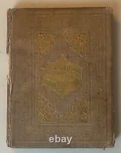 Antique Vintage Christmas Carol Song Book Civil War Era 1864 Thomas Nast St Nick