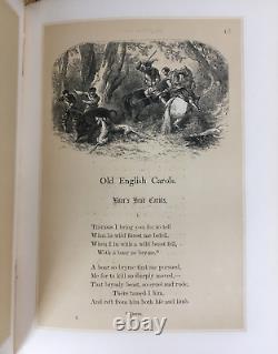 Antique Vintage Christmas Carol Song Book Civil War Era 1864 Thomas Nast St Nick