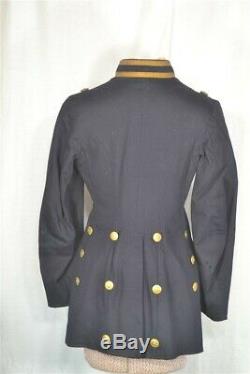 Antique military uniform jacket Cadet NY MA Civil War Ear 19th c original 1880