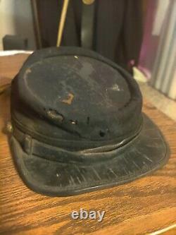 Authentic New York Civil War Union Cap Kepi Hat Good Condition