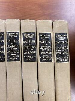 BATTLES and LEADERS of the CIVIL WAR, 4 Vols 1887 The Century Co. Maps Illus