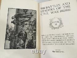 Battles and Leaders of the Civil War Vol 1-4 Century Co. 1887, 1st Edition HC