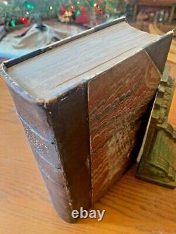 Beautiful Leather- Military & Naval History of the Rebellion (1866) W. J. Tenney