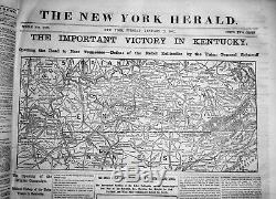 Bound 76 issues THE NEW YORK HERALD for January 1 to March 31,1862 Civil War