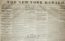 Bound 78 issues THE NEW YORK HERALD, July 1 thru September 30,1861 Civil War