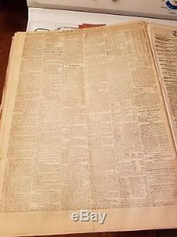 Bound Volume New York Times 1861 July To Dec Civil war Covers