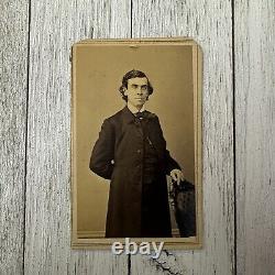 Bowery, NY Antique CDV Photo Carte De Visite 1860s Manhattan Civil War Era Man