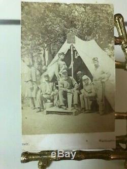 Brady Civil War Photo Union Soldiers Illustration Camp Life 7th NY State Militia