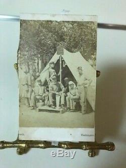 Brady Civil War Photo Union Soldiers Illustration Camp Life 7th NY State Militia