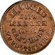 Brockage Mint Error Cooperstown New York Civil War Token R9 Pcgs Ms63 Tanenbaum