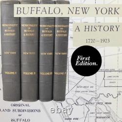 Buffalo Ny History Municipality 1720-1923 Wwi Wwii CIVIL War 1812 Erie Canal Set