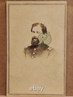 Bust view CDV of Franklin O. Sherman of the 10th and 6th NY Heavy Artillery