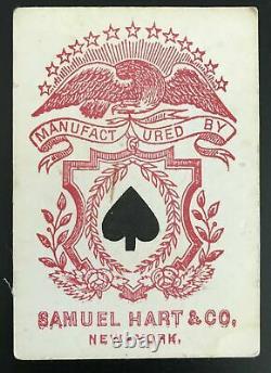 C. 1860 Samuel Hart Playing Cards 49/52 Partial New York U. S Civil War Era Saloon