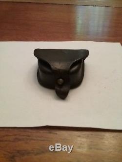 C. S. STORMS NY MAKER Civil War revolver percussion cap pouch