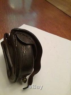 C. S. STORMS NY MAKER Civil War revolver percussion cap pouch