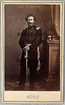 CDV American CIVIL War John Charles Fremont Military Explorer Brady New York