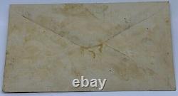 CIVIL WAR Cover PIRATE FLAG w DAVIS & STEPHENS NY UNION ENVELOPE DEPOT RARE