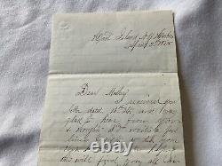 CIVIL WAR LETTER SGT CHAMBERS 169H NEW YORK PETERSBURG RICHMOND LEE SURRENDERe3