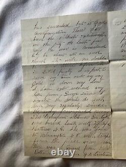 CIVIL WAR LETTER SGT CHAMBERS 169H NEW YORK PETERSBURG RICHMOND LEE SURRENDERe3