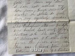 CIVIL WAR LETTER SGT CHAMBERS 169H NEW YORK PETERSBURG RICHMOND LEE SURRENDERe3