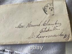 CIVIL WAR LETTER SGT CHAMBERS 169H NEW YORK PETERSBURG RICHMOND LEE SURRENDERe3