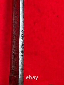 CIVIL WAR M 1850 OFFICER's SWORD SCHUYLER HARTLEY & GRAHAM NEW YORK