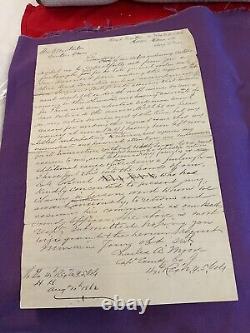 CIVIL WAR TO SEC OF STANTON REQUESTING LEAVE 47th NEW YORK HILTON HEAD SC 1837