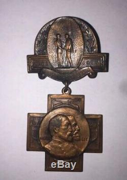 CIVIL War 1913 Gettysburg 50 Year Reunion New York Medal Badge Pin Gar