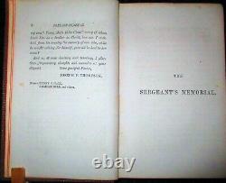 CIVIL War A Sergeant's Memorial By His Father By J. H. Thompson 1863 Very Good