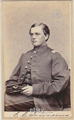 CIVIL War CDV Soldier/officer I. D. Edw. C. Townsend 152 New York Infantry