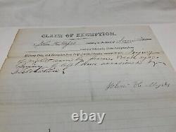 CIVIL War Draft Exemption Summit Schoharie Cyy Ny Medical Surgeon Signed 1805