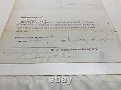 CIVIL War Draft Exemption Summit Schoharie Cyy Ny Medical Surgeon Signed 1805