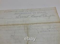 CIVIL War Draft Exemption Summit Schoharie Cyy Ny Medical Surgeon Signed 1805