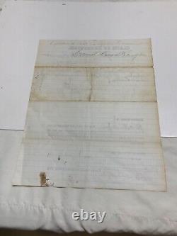 CIVIL War Draft Exemption Summit Schoharie Cyy Ny Medical Surgeon Signed 1805