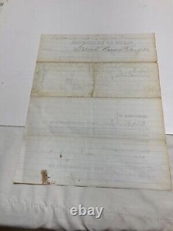 CIVIL War Draft Exemption Summit Schoharie Cyy Ny Medical Surgeon Signed 1805