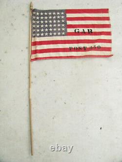 CIVIL War New York Broome County Gar Veteran Flag Post 350