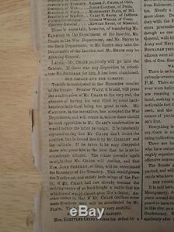 CIVIL War Ny Times March 4 1861 Abe Lincoln Inauguration Day Confederacy Sumter