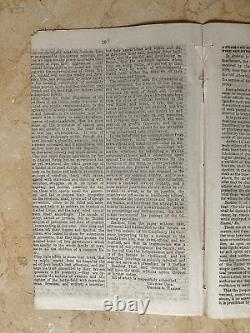 CIVIL War Pres. Lincoln's N. Y. Atty. Gen. Dickinson Soldiers Voting Bill Speech