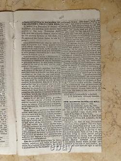 CIVIL War Pres. Lincoln's N. Y. Atty. Gen. Dickinson Soldiers Voting Bill Speech