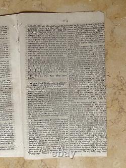 CIVIL War Pres. Lincoln's N. Y. Atty. Gen. Dickinson Soldiers Voting Bill Speech