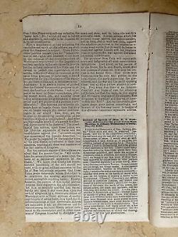 CIVIL War Pres. Lincoln's N. Y. Atty. Gen. Dickinson Soldiers Voting Bill Speech