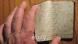 CIVIL War Soldiers Handwritten 1863 Diary Wm. Hilborn 86th Ny Vols, Gettysburg