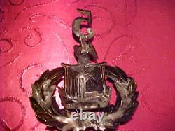 CIVIL War Union M-1858 Duryea's 5 Th New York Regt. Zouaves Kepi Insignia Wreath