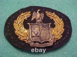 CIVIL War Union M-1858 Duryea's New York Dragoons Hardee Hat Emblem Insignia