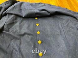 CIVIL War Us Union Yankee Infantry Blue Wool Greatcoat Over Coat-2xlarge 50-52r