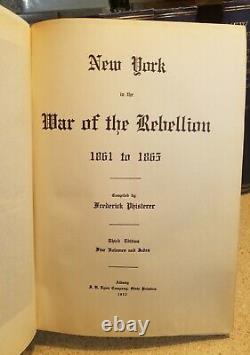 COMPLETE SET! New York in the War of the Rebellion (Civil War) 1912 Phisterer
