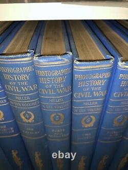 COMPLETE SET! The Photographic History of The Civil War, 1st Edit, 10 Vols, 1911