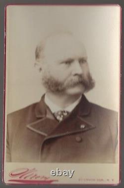 Cabinet Card Civil War General Joseph B Carr of Troy NY