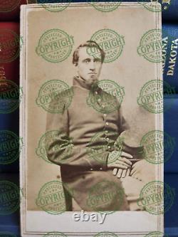 Cdv of Jonathan Davidson of the 23rd NY Inf. And 4th NY Heavy Artillery 1861-65