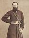 Cdv Of Unidentified Officer With Sword And Unique Strap, Cooperstown Ny Backmark